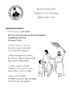 Chants Saint-LéonRameaux 9 avril 2017