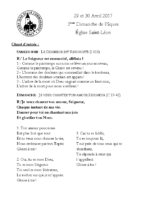 Chants Saint-Léon30 avril 2017