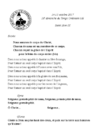Chants Saint-Léon15 octobre 2017