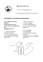 Chants Saint-Léon12 novembre 2017