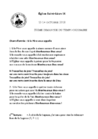 Chants Saint-Léon14 octobre 2018