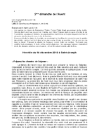 Homélie du 9 décembre 2018