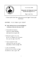 Chants Saint-LéonRameaux14 avril 2019