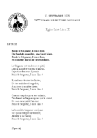 Chants Saint-Léon13 septembre 2020