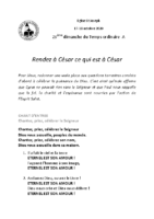 Chants Saint-Joseph18 octobre 2020