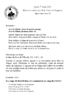 Chants Saint-LéonJeudi Saint – 2021