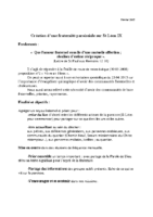 Charte Création Fraternité Saint Léon, février 2015