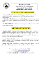 Annonces du1er février 2026