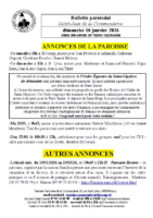 Annonces du18 janvier 2026