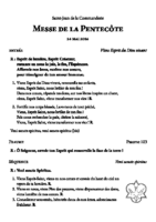 Chants Saint-Léon24 mai 2026Pentecôte