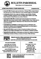 Annonces du20 septembre 2026