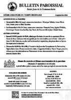 Annonces du6 septembre 2026