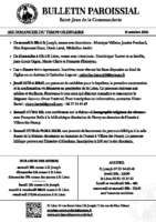 Annonces du11 octobre 2026